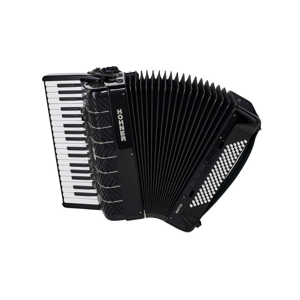 Hohner Mattia IV 96 BK white Buttons – Thomann Ireland