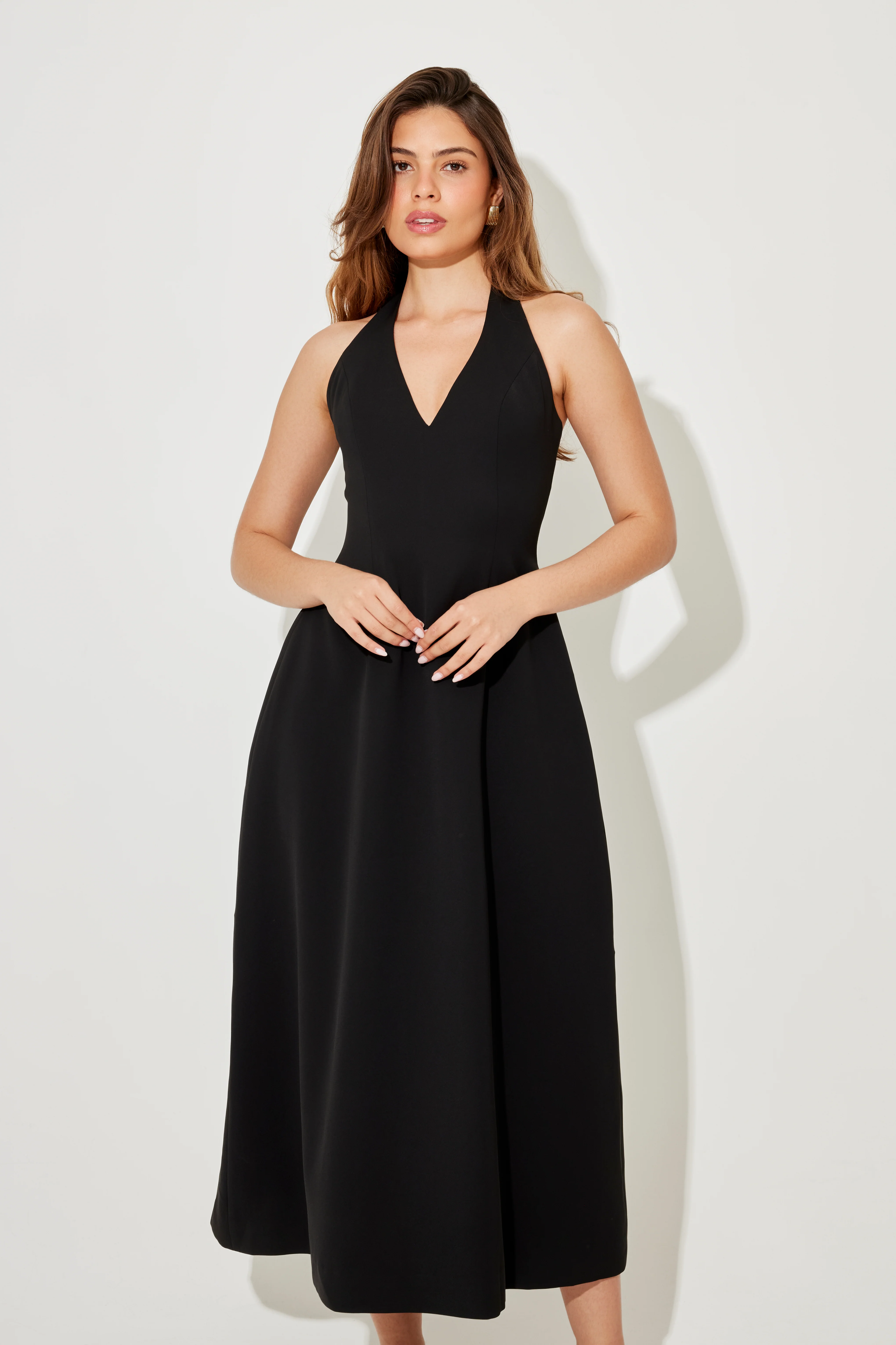 Volume Midi Dress