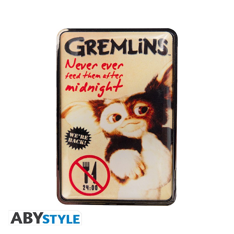 GREMLINS Premium Magnet Don't feed after midnight