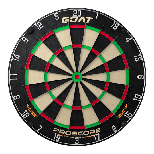 GOAT Proscore PWR steel dartboard