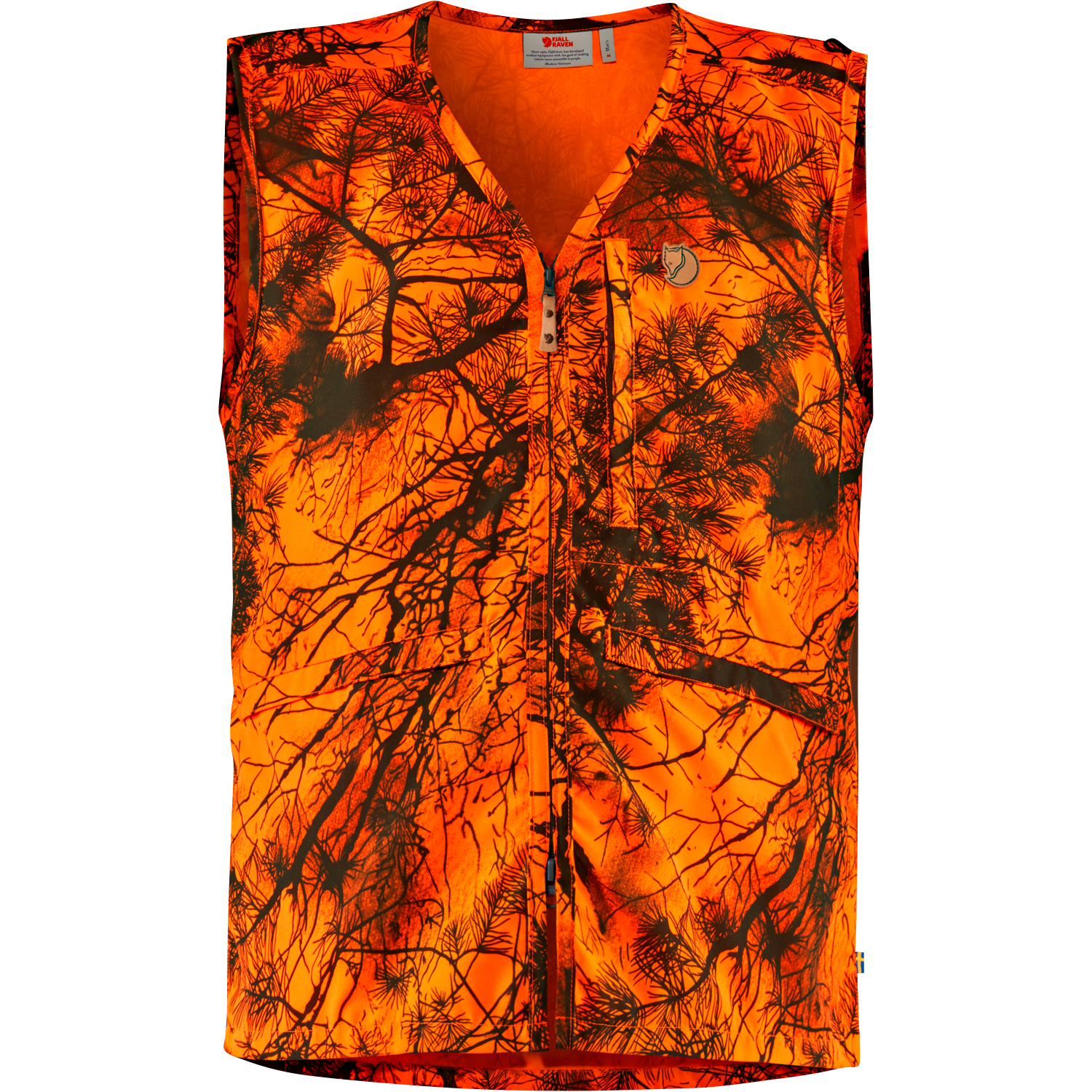 Värmland Vest (Orange Camo)