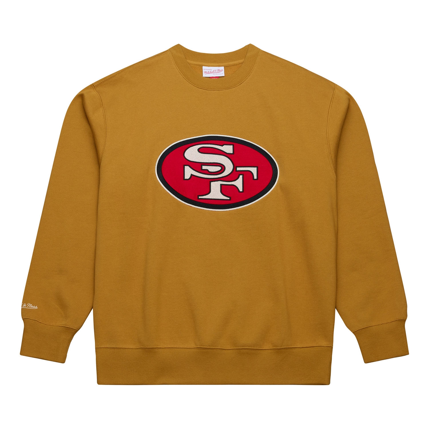San Francisco 49ers Mitchell & Ness NFL Dusted Crew Pullover
