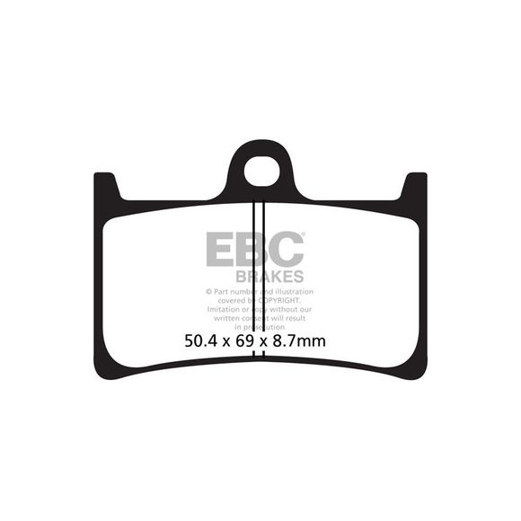EBC Sinter Sintered Metal front brake padsRef: FA252HH