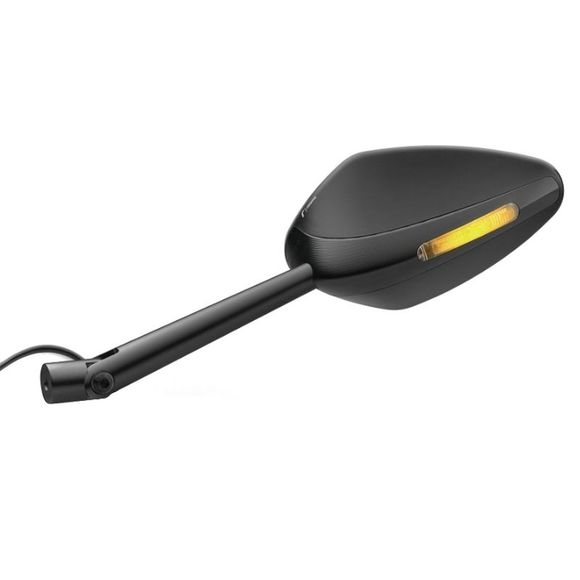 Rizoma Veloce L Sport rearview mirror with indicator (each) Universal - BlackRef: RZ0014