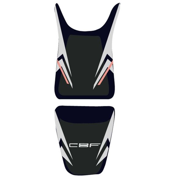 Housse de selle Bagster Noir/Acier/RougeRef : 2204E