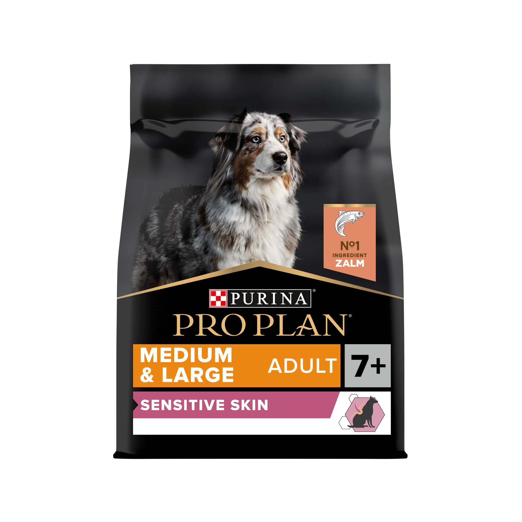 Purina Pro Plan Dog 7+ Adult - Sensitive Skin - Salmon - 3 kg