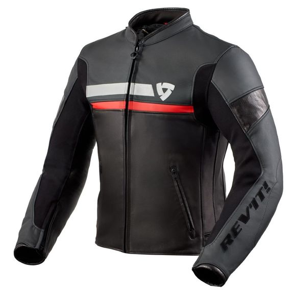 Rev it MILE Motorcycle Jacket - Black / RedRef: RI1216