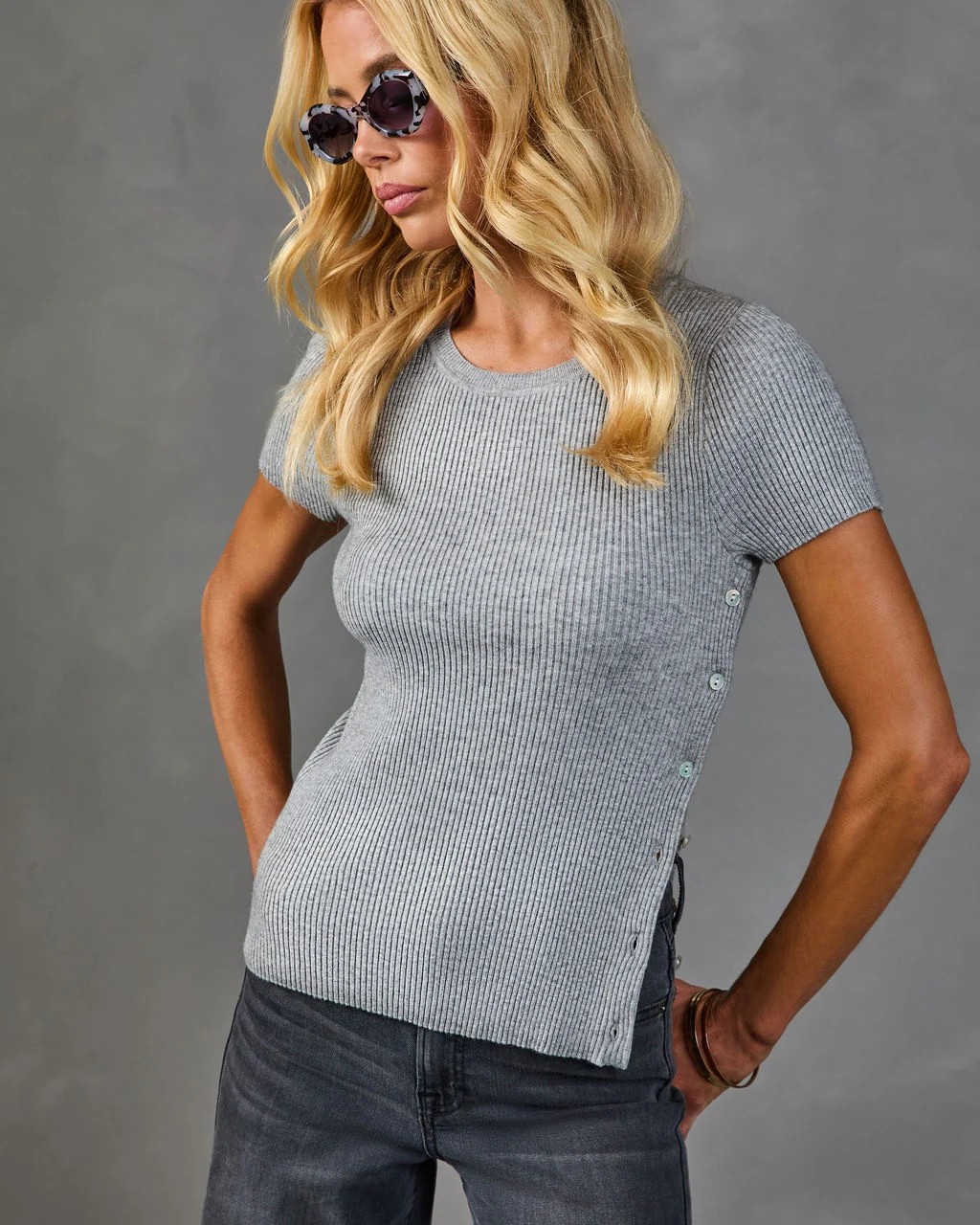 Quiet Essentials Ribbed Knit Top