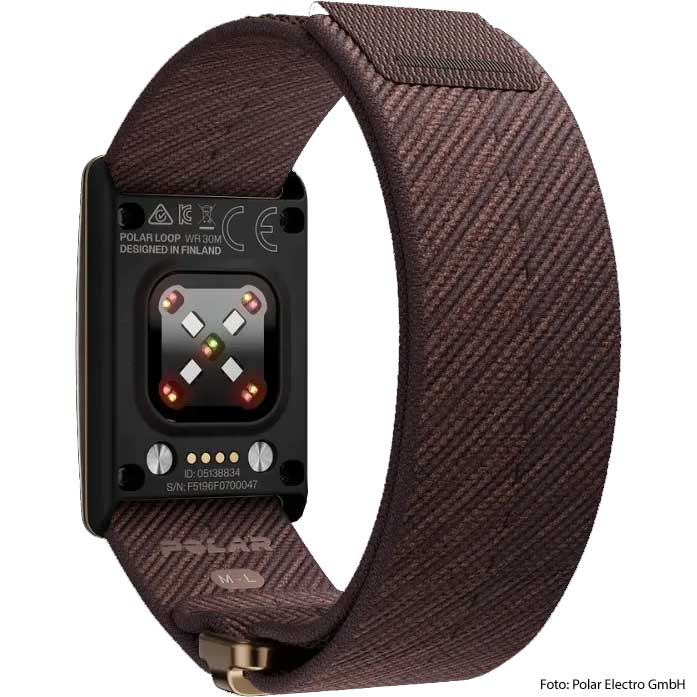 Polar Loop Wearable Health Band - Brown Copper