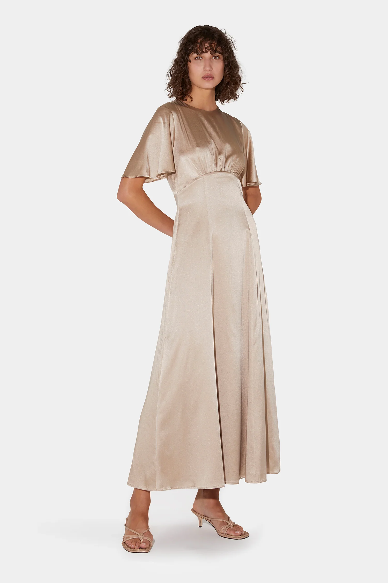Amber Dress Almond