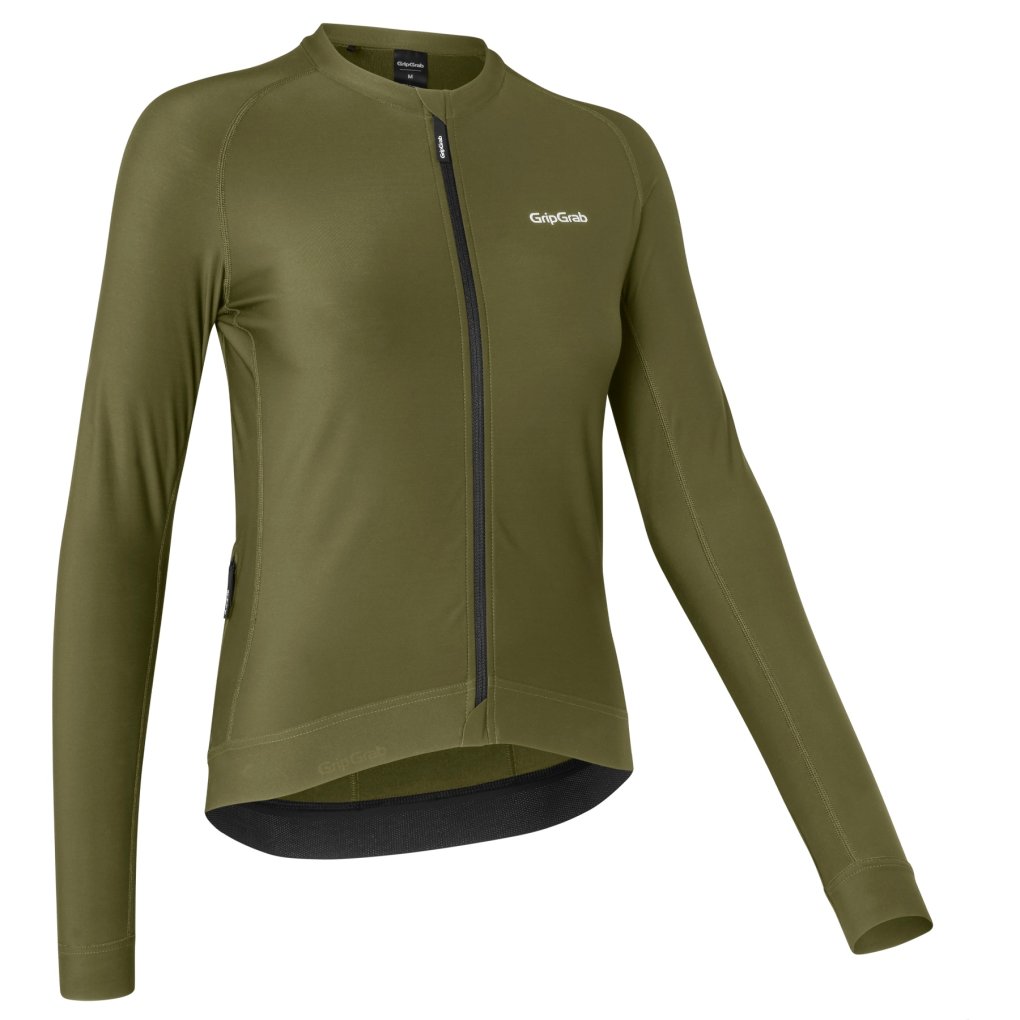 GripGrab PACR Long Sleeve Jersey Women - Olive Green