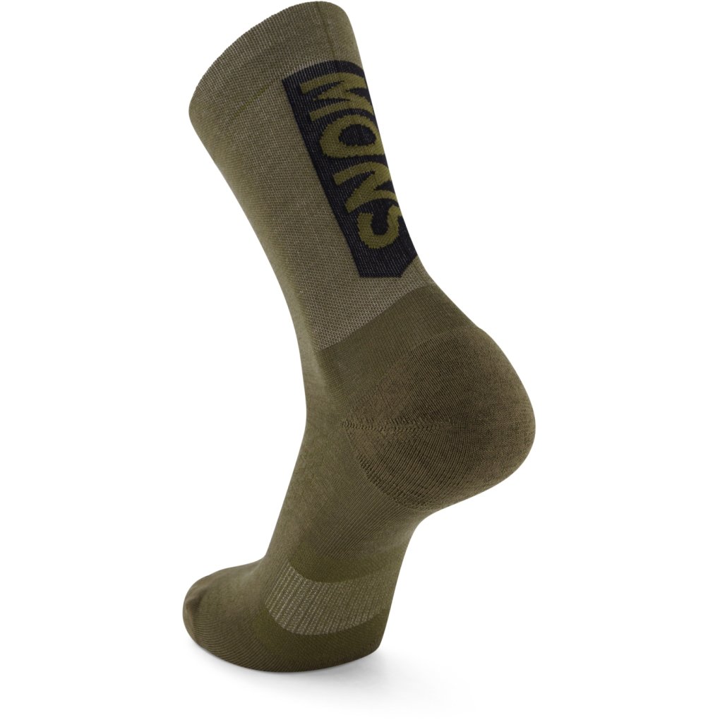 Mons Royale Atlas Merino Crew Socks - dark olive