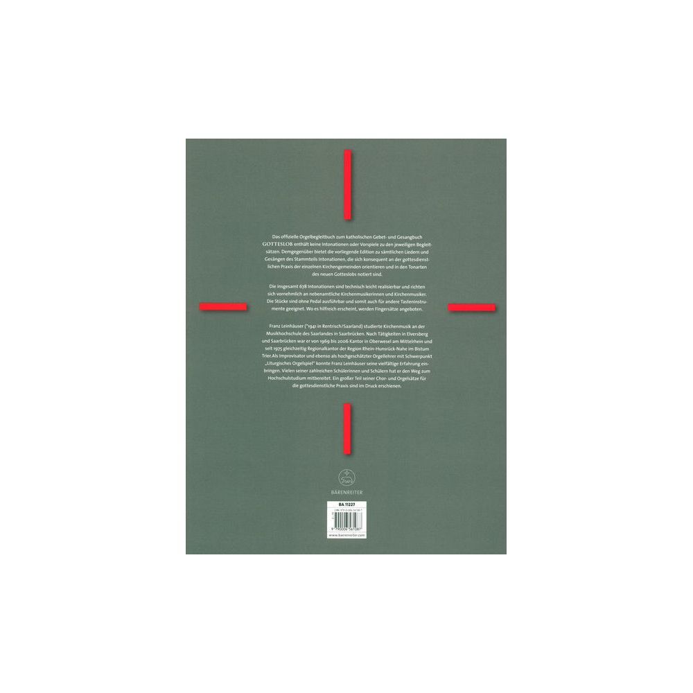 Bärenreiter Intonationen zum Gotteslob – Thomann Ireland