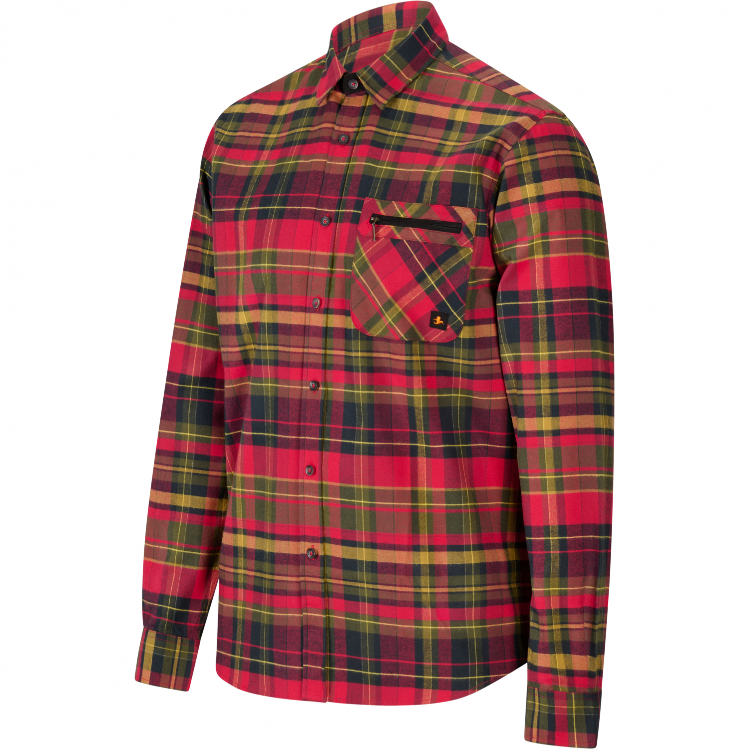 il Lago Prestige Scandica Shirt Men (Red\/Olive)