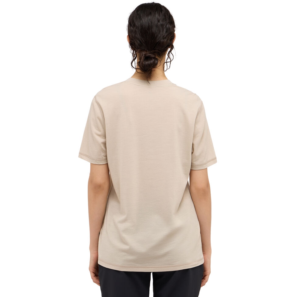 Haglöfs Kaise Wool Tee Women - chalk beige 5S9