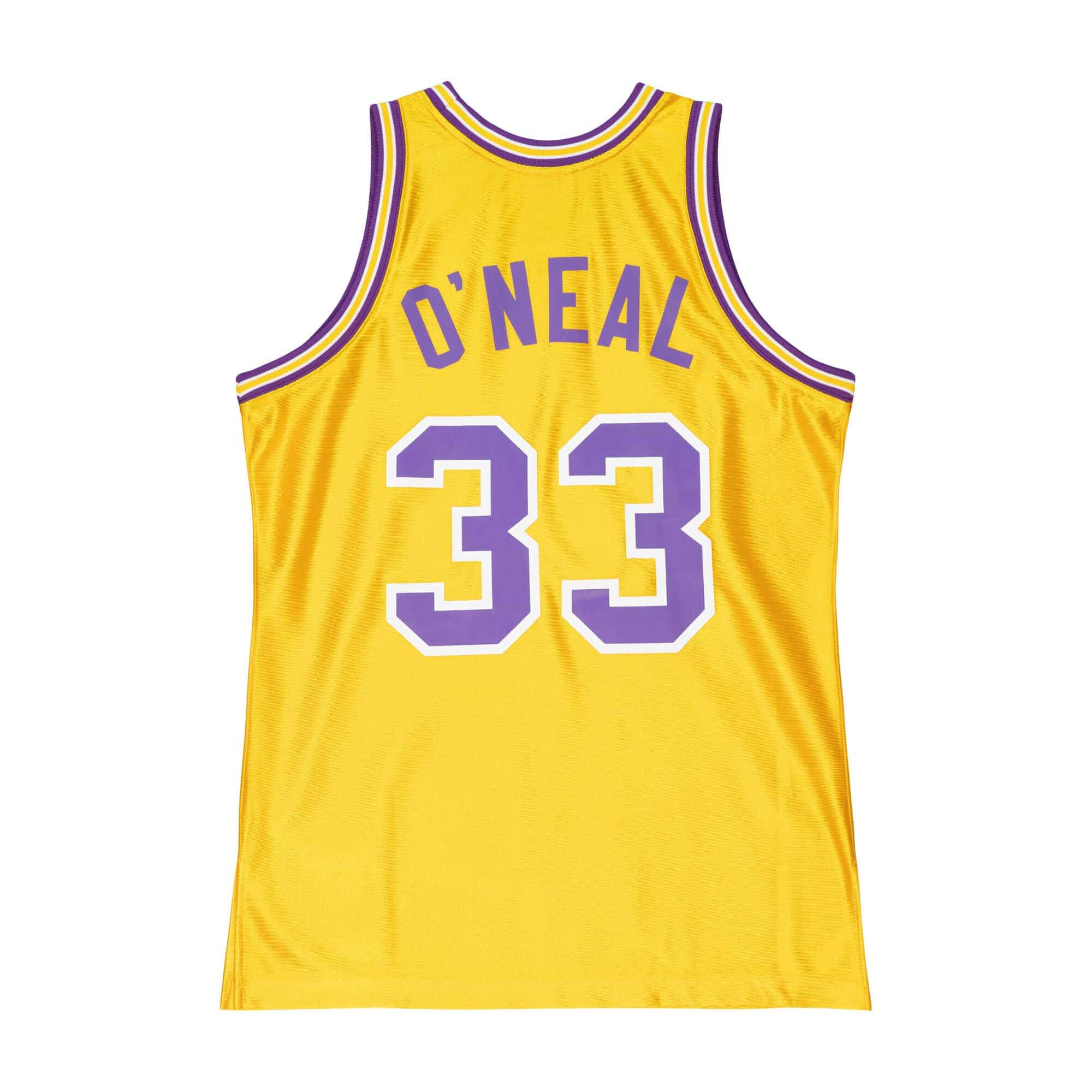 Shaquille O'Neal #33 LSU Tigers 1990-91 Authentic NCAA Jersey Yellow