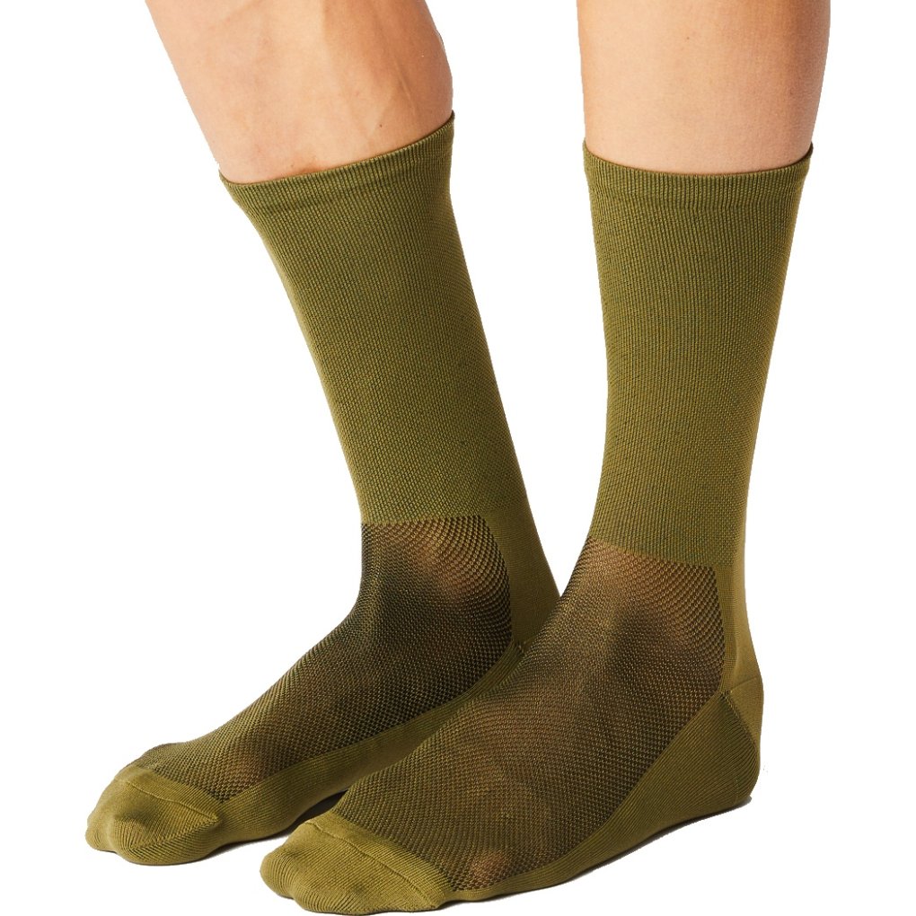 FINGERSCROSSED Classic Cycling Socks - Olive #008