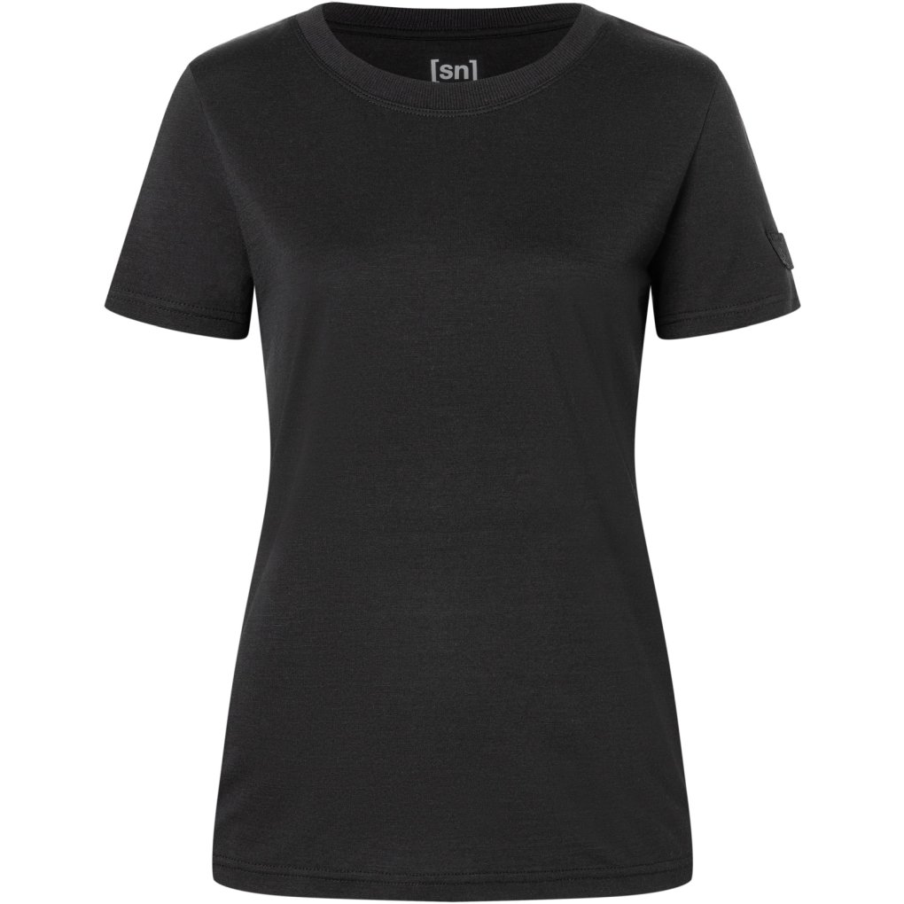SUPER.NATURAL Casual Rib Bio J Tee Women - Jet Black