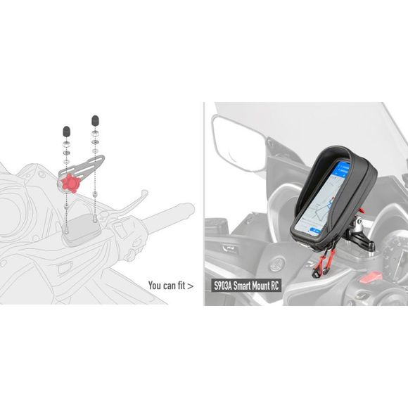 Givi smartphone holder for smart mount rc s903a, s904bRef: GI1468 / 01VKIT