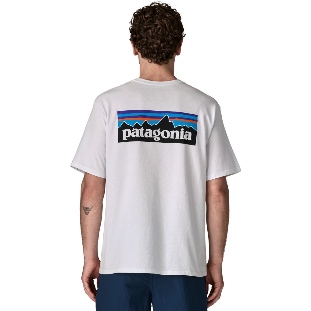 Patagonia P6 Logo Responsibili-Tee Men - Dark White