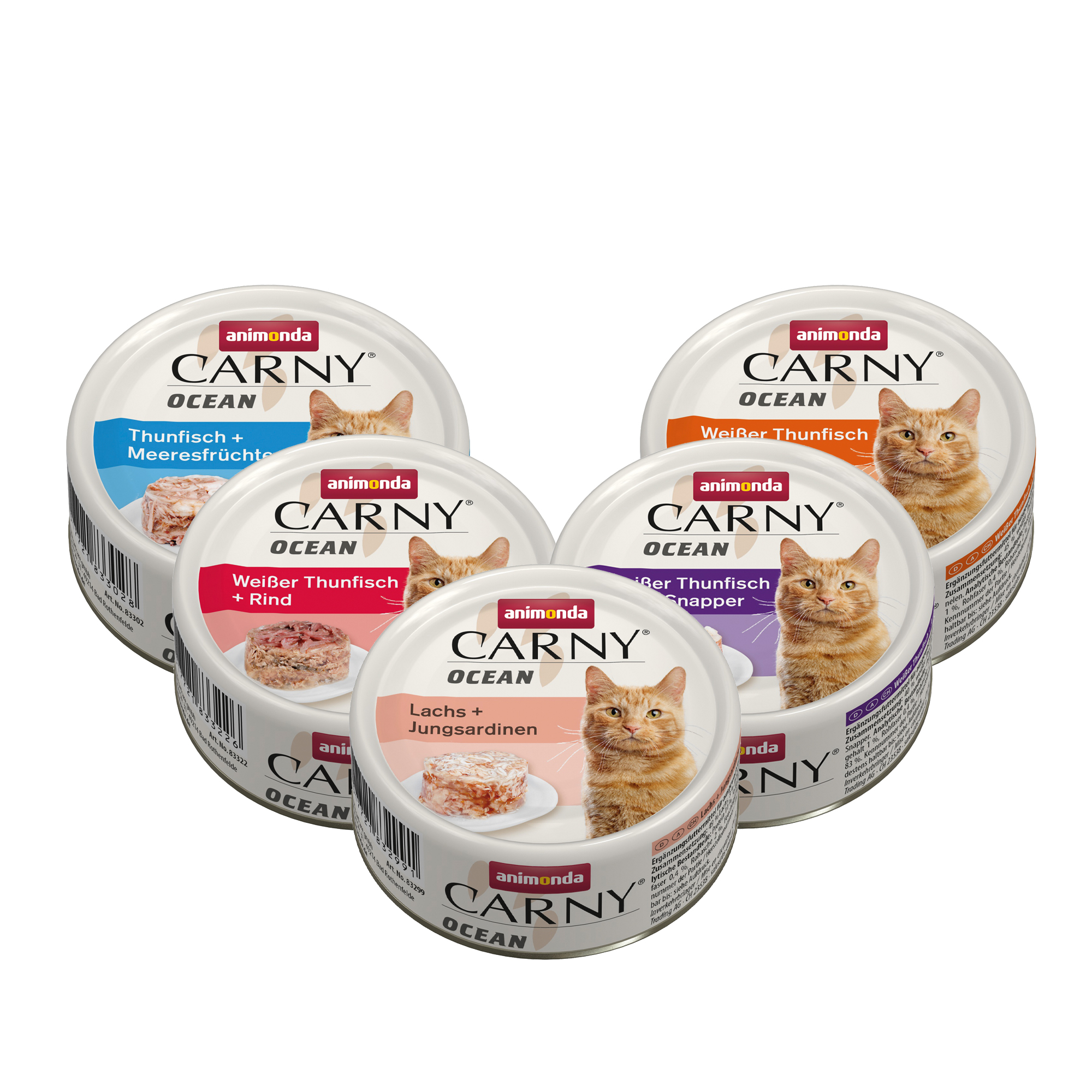 Animonda Carny Ocean - White Tuna + Red Snapper (12 x 80g)