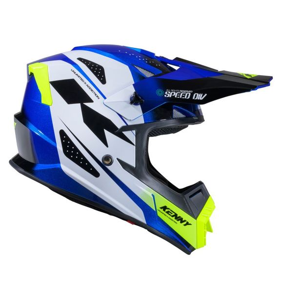 Casque cross Kenny TRACK GRAPHIC KID 2025 - BleuRef : KE2942