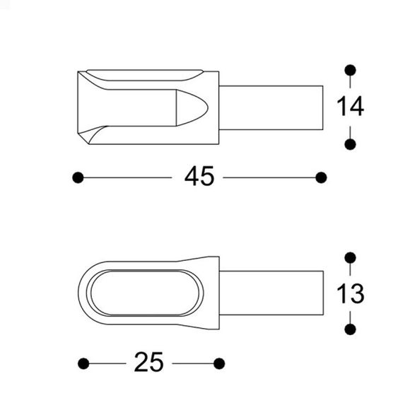Barracuda M-LED B-LUX indicator (Pair) UniversalRef: bar0169 / n1001/bm