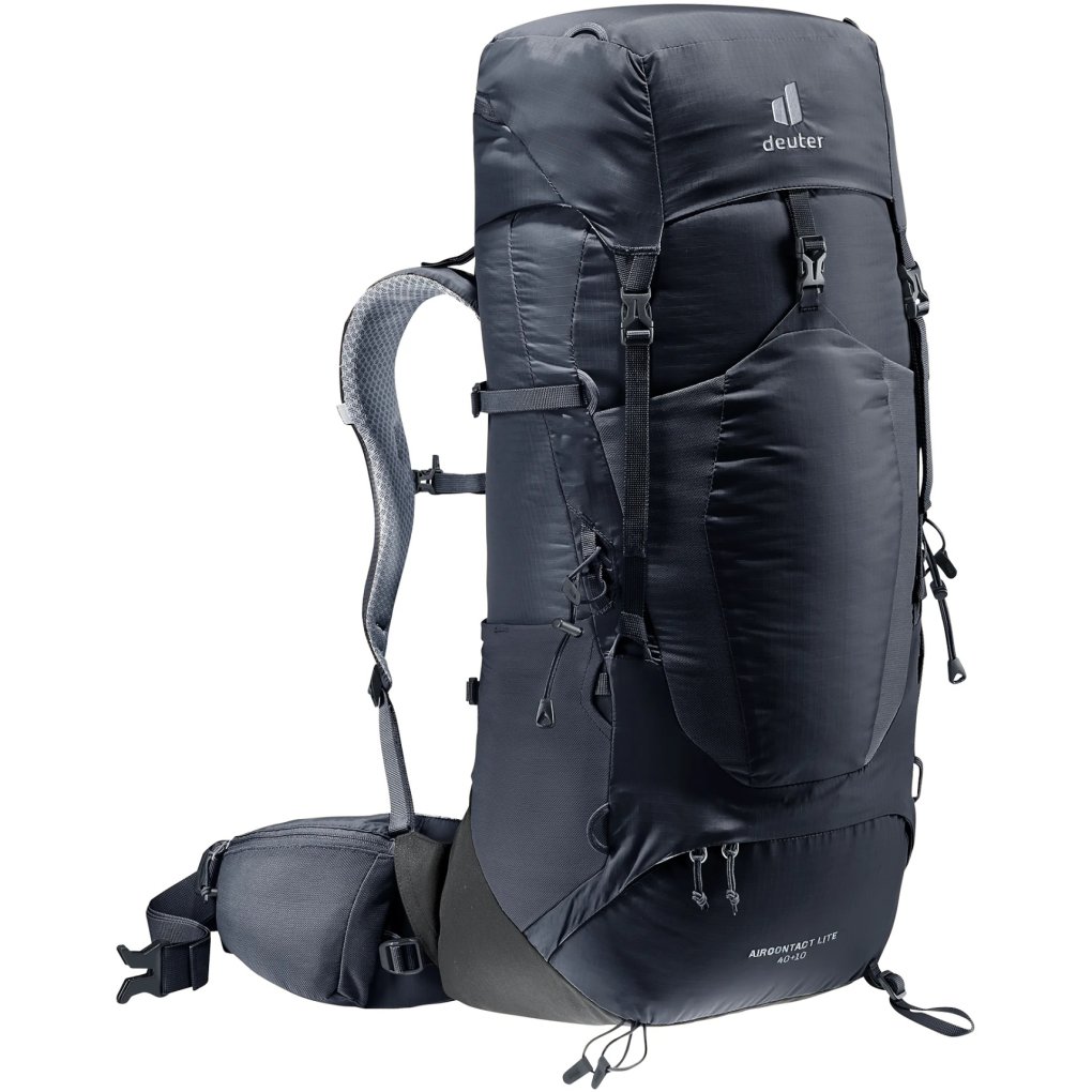 Deuter Aircontact Lite 40+10 Trekking Backpack - black-graphite