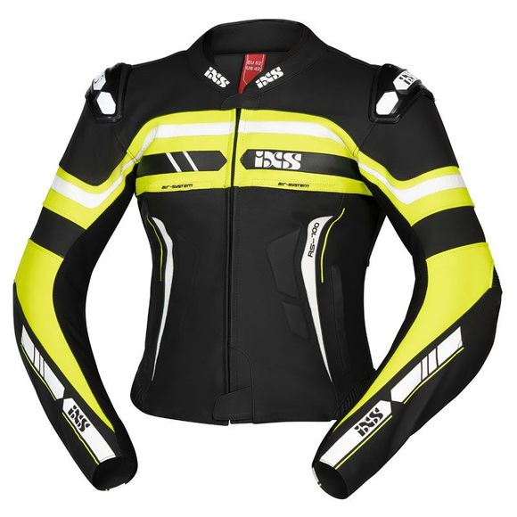 IXS SPORT LD RS-700 2-Piece Motorcycle Suit - Black / YellowRef: IS0932