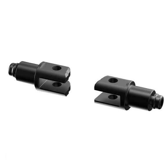 Rizoma Pilote footrest adapter for snake footrest - BlackRef : RZ0043
