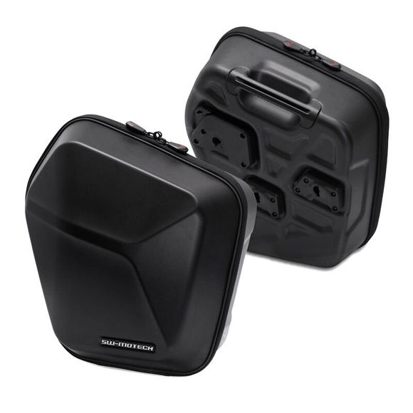 SW-MOTECH COMPLETE KIT URBAN ABS Black Case (2x16.5 liters) - BlackRef: swm0049 / bc.hta.08.993.30001/b