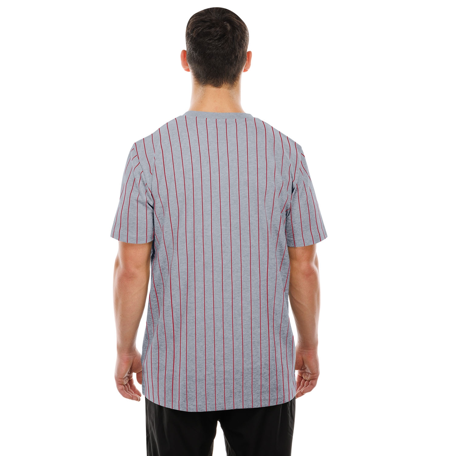 San Francisco 49ers Retro Stripe NFL T-Shirt Gray
