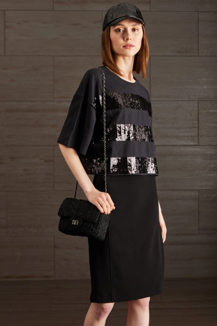 Coated baseball cap - BLACK