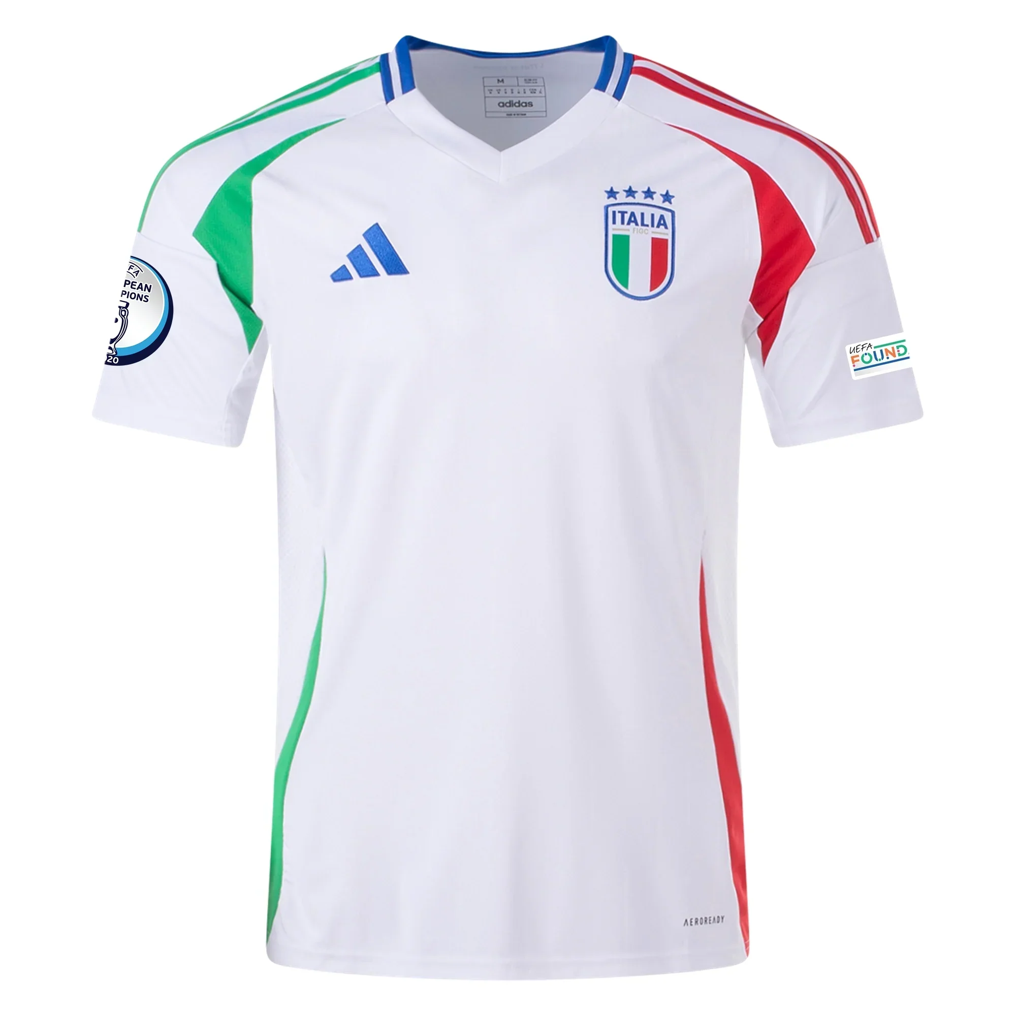 Italy Away Jersey w/ Euro 2024 Patches 24/25 (Blue)