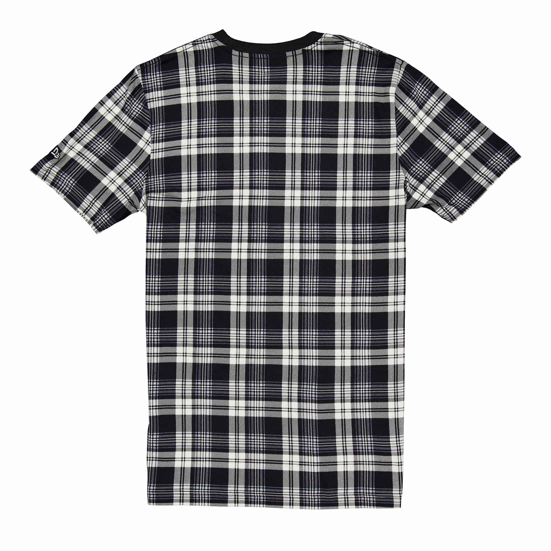 Las Vegas Raiders Plaid 2024 New Era 3rd Down NFL T-Shirt Black