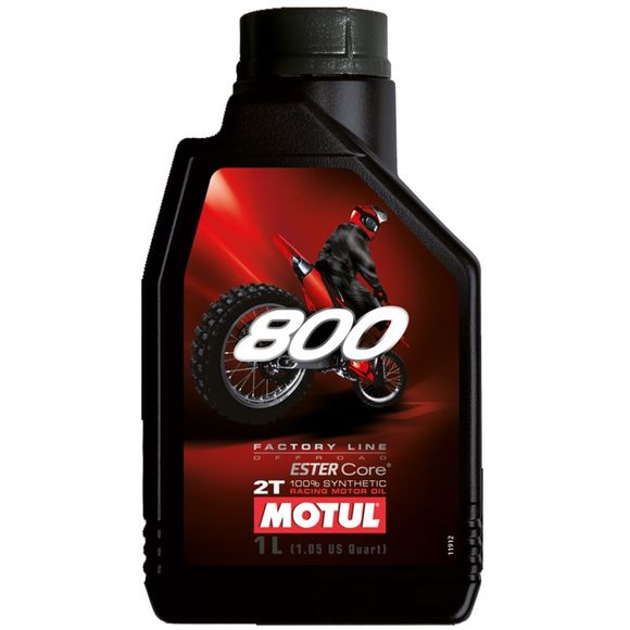 Motul 800 2T FACTORY LINE OFF ROAD Motor Oil - 1L UniversalRef: MOT0034 / 104038