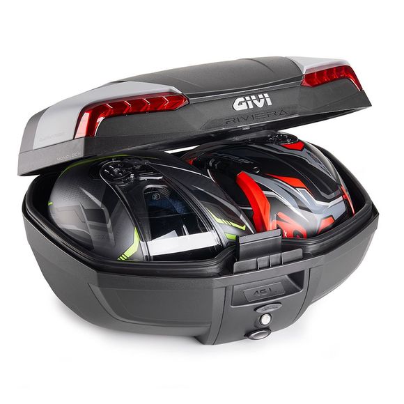 Top case Givi E46N2 RIVIERA MONOLOCK (46 Liters) Universal - BlackRef: Gi2457 / E46N2