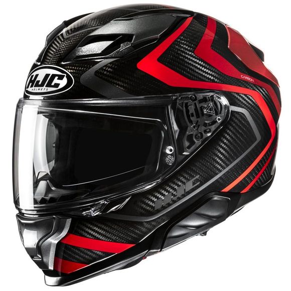 HJC F71 CARBON full face helmet - NEVIO - Black / RedRef: HJ1316