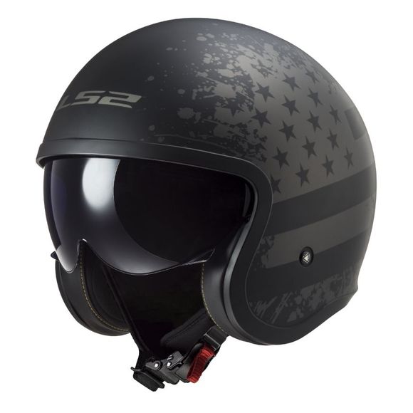 Jet LS2 of599 - Spitfire II headset - Black Flag - Black / GrayRef: LS0988