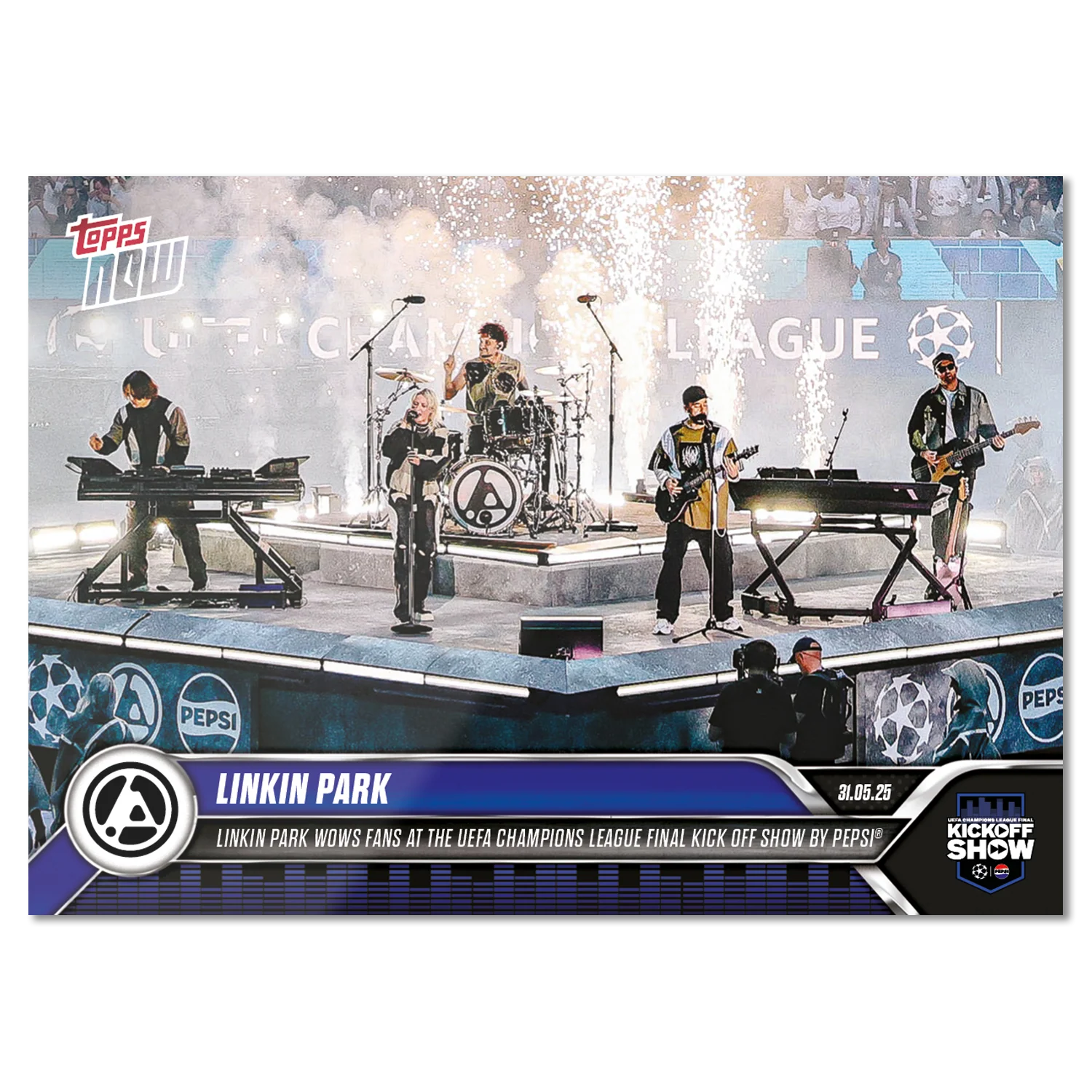 Linkin Park - 2024-25 UCL Topps NOW® - Card 166