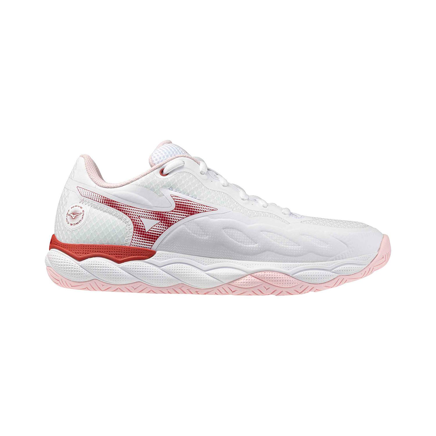 MIZUNO WAVE ENFORCE ALL COURT WHITE/PINK 61GA2433