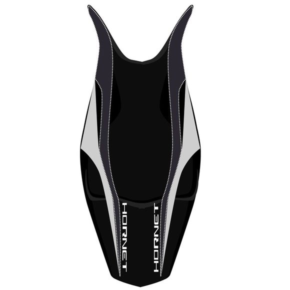 Bagster seat cover black/matte black/light grey/white lettersRef: 2186E