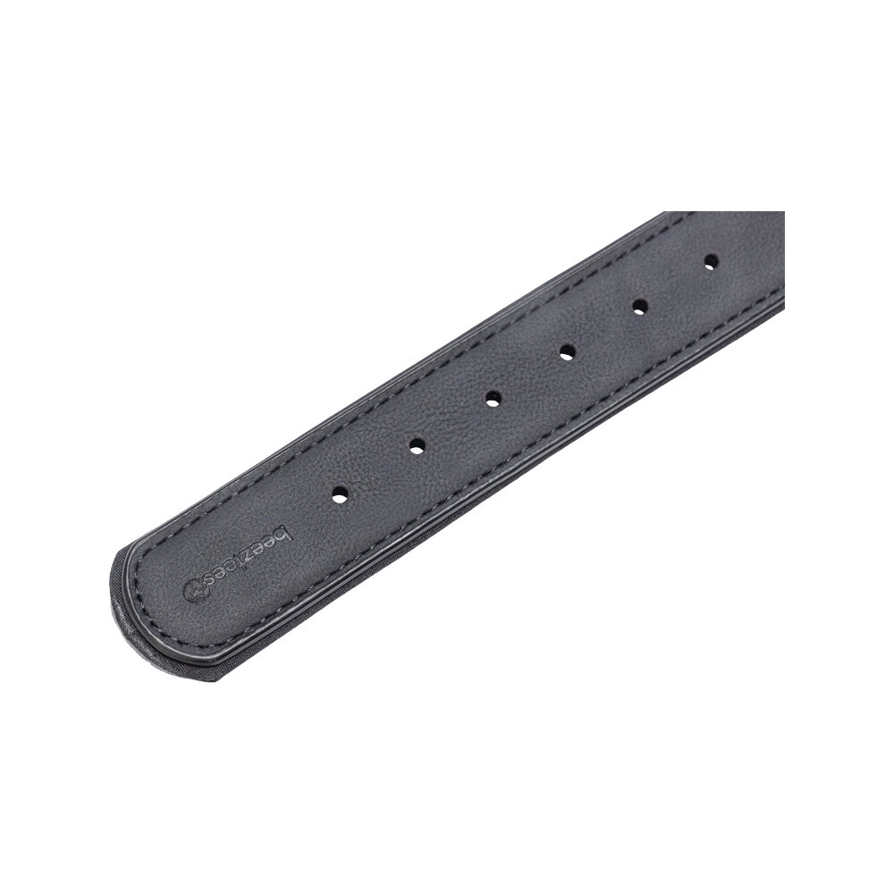 Beeztees Balacron Ax Dog Collar - Faux Leather - Brown - 21-26 cm x 10 mm