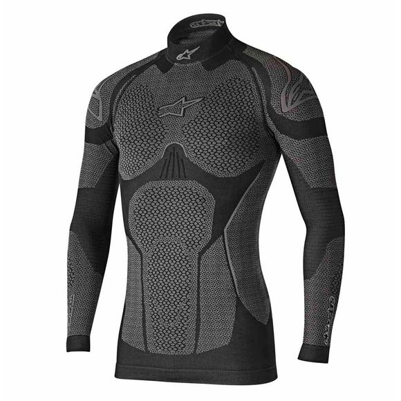 Alpinestars ride tech top ls winter technical jersey - black / grayRef: AP10749