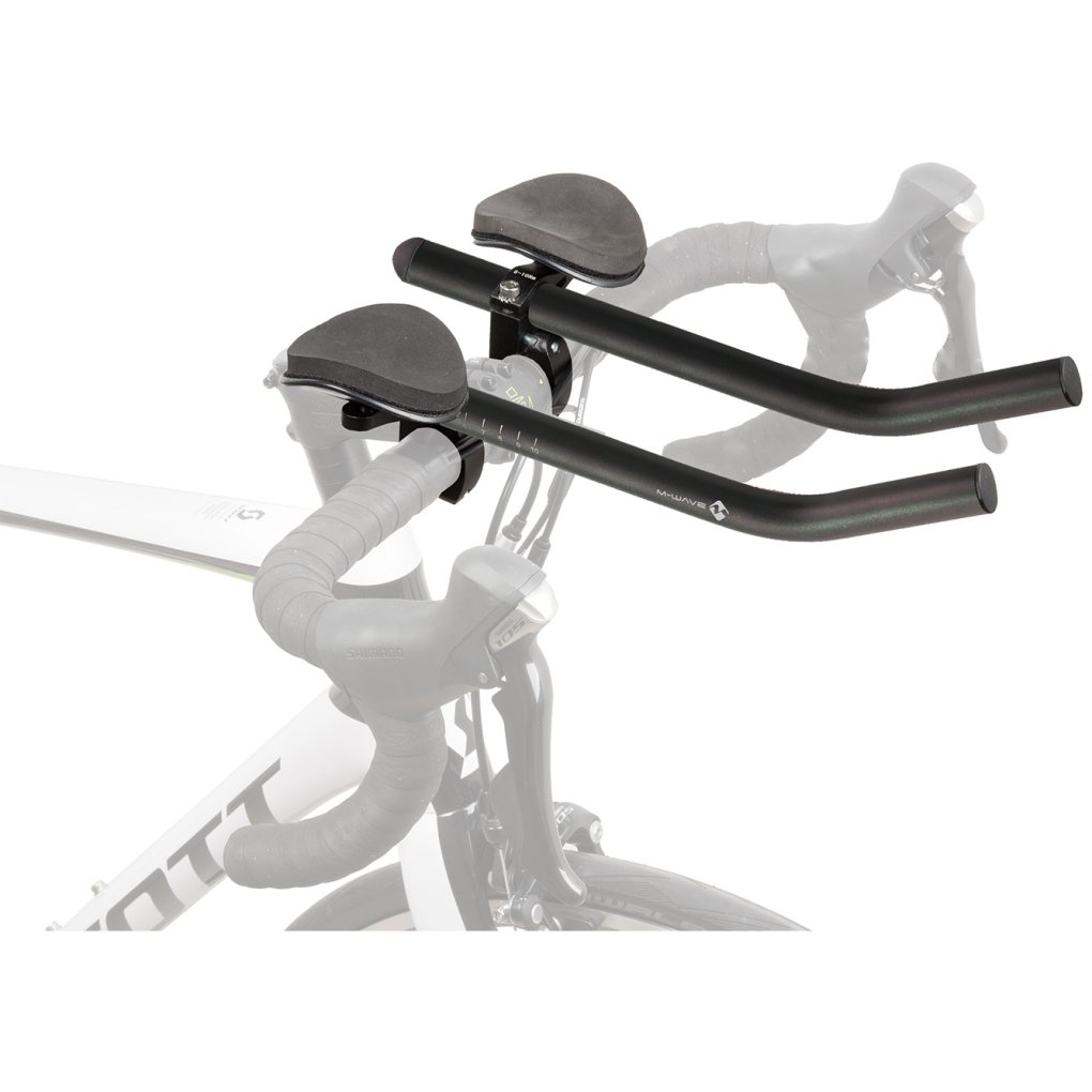 M-Wave Aero H Triathlon Extensions - 31.8mm - black