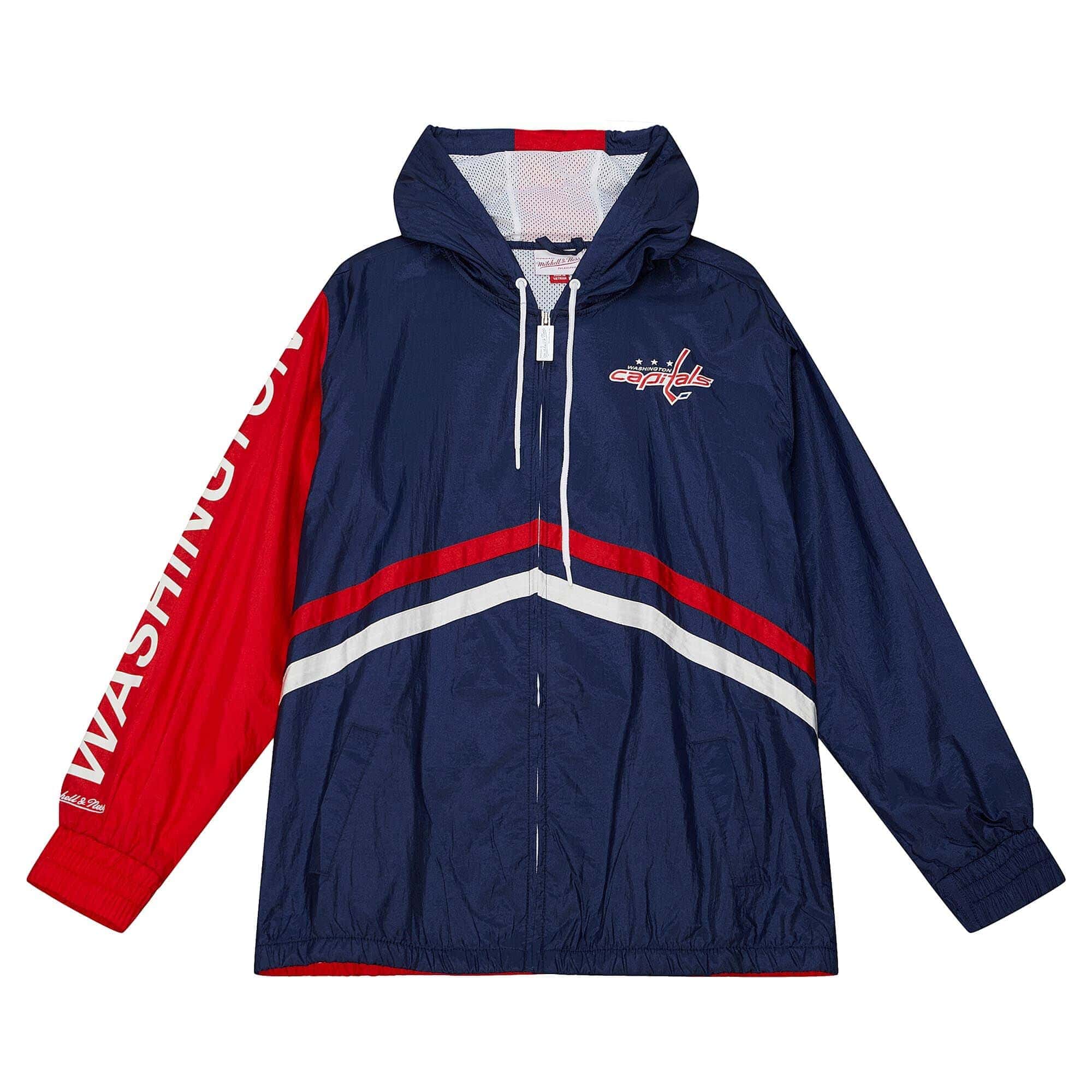 Washington Capitals Undeniable Mitchell & Ness NHL Windbreaker Jacket