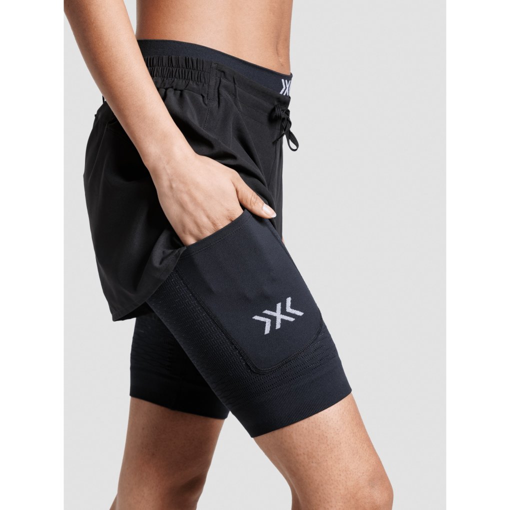 X-Bionic Effektor 2-In-1 Shorts Women - black/X black