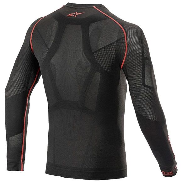 Alpinestars RIDE TECH V2 TOP LS SUMMER Technical Shirt - Black / RedRef: AP12371