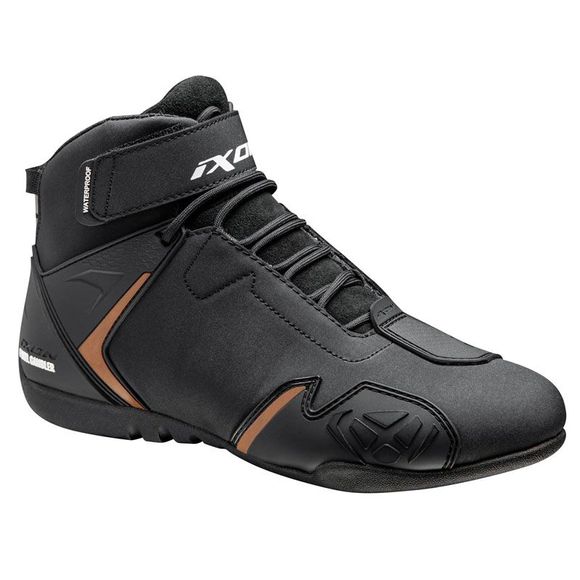 Baskets Moto Ixon GAMBLER WATERPROOF LADY - Noir / JauneRef : IX1451
