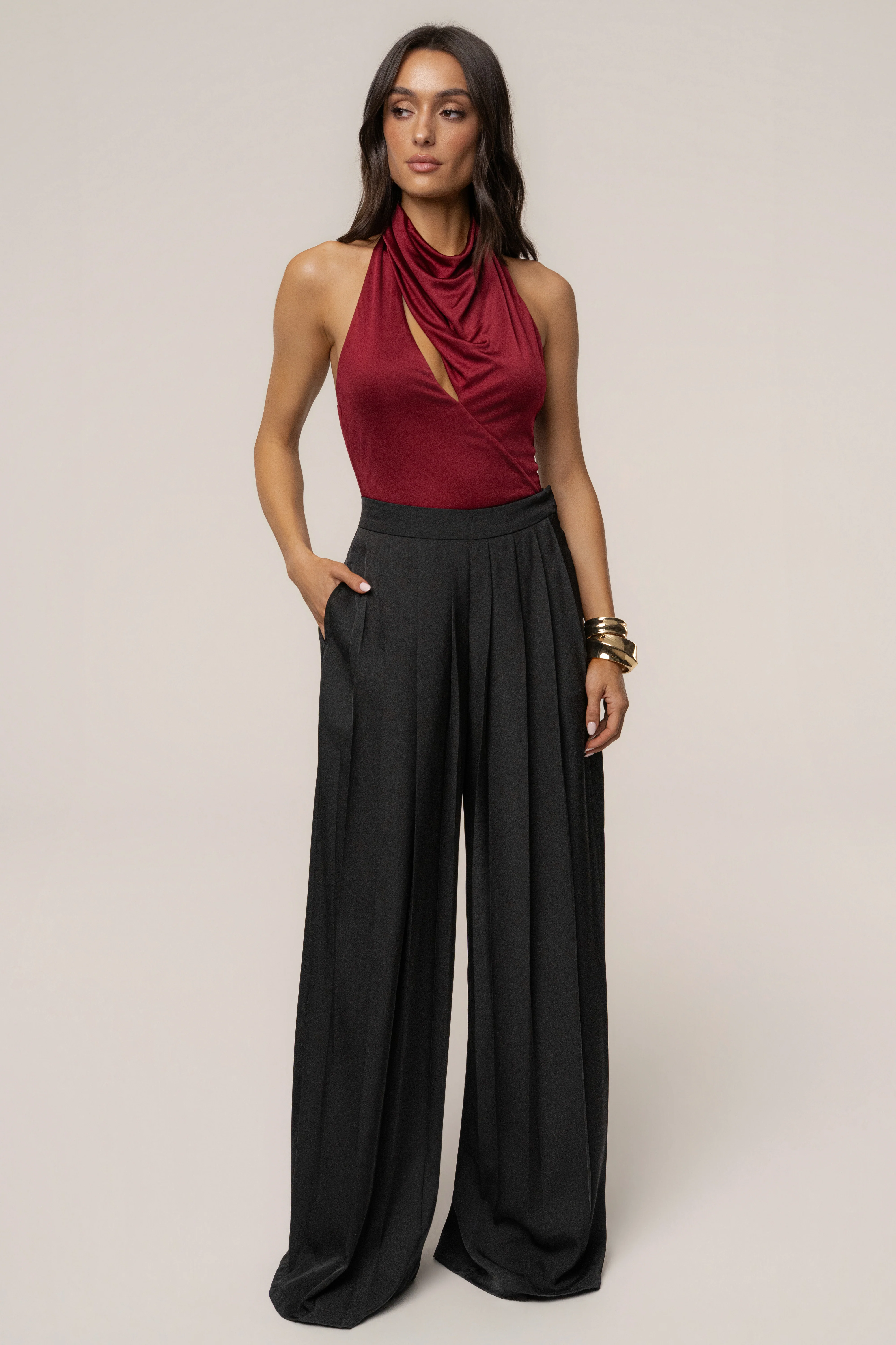 Burgundy Beloved Bodysuit